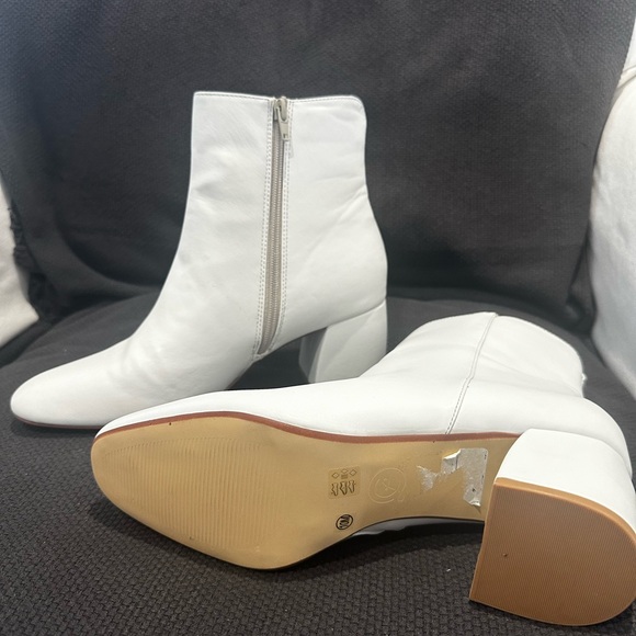 White Chinese Laundry Bootie - Picture 3 of 7
